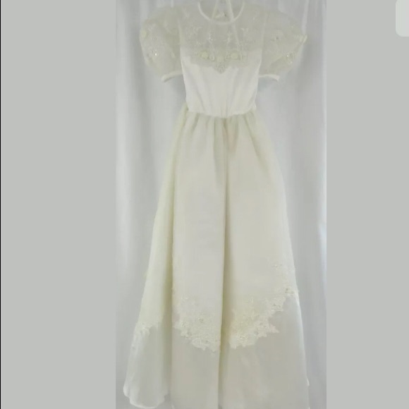 NWT SILK COMMUNION/wedding/formal dress GORGEOUS